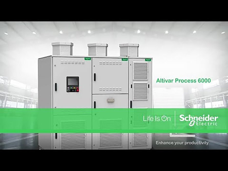 Schneider Electric introduces the Altivar™ Process 6000 medium voltage services-oriented drive